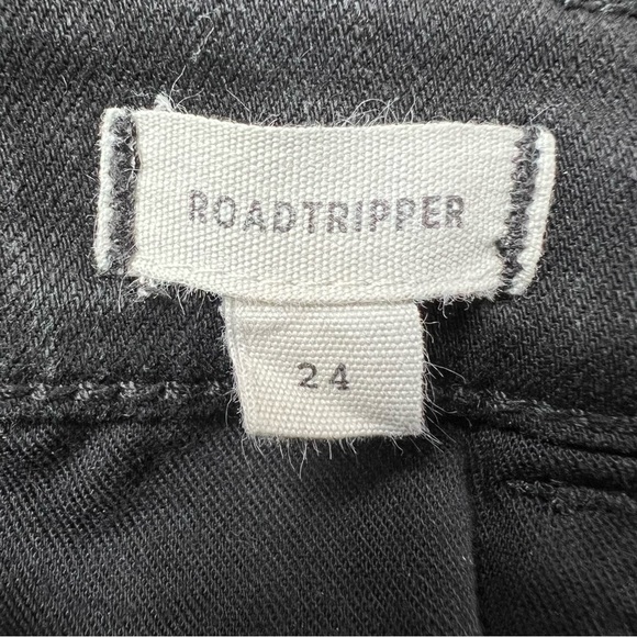 Madewell 9" Mid-Rise Roadtripper Skinny Jeans in Bennett Wash Black Sz 24 (00) - Picture 10 of 11